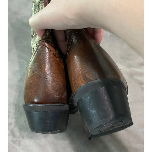 Laredo Mens Pinehurst Western Boot 10 EW Brown Leather Cowboy - Picture 7 of 8